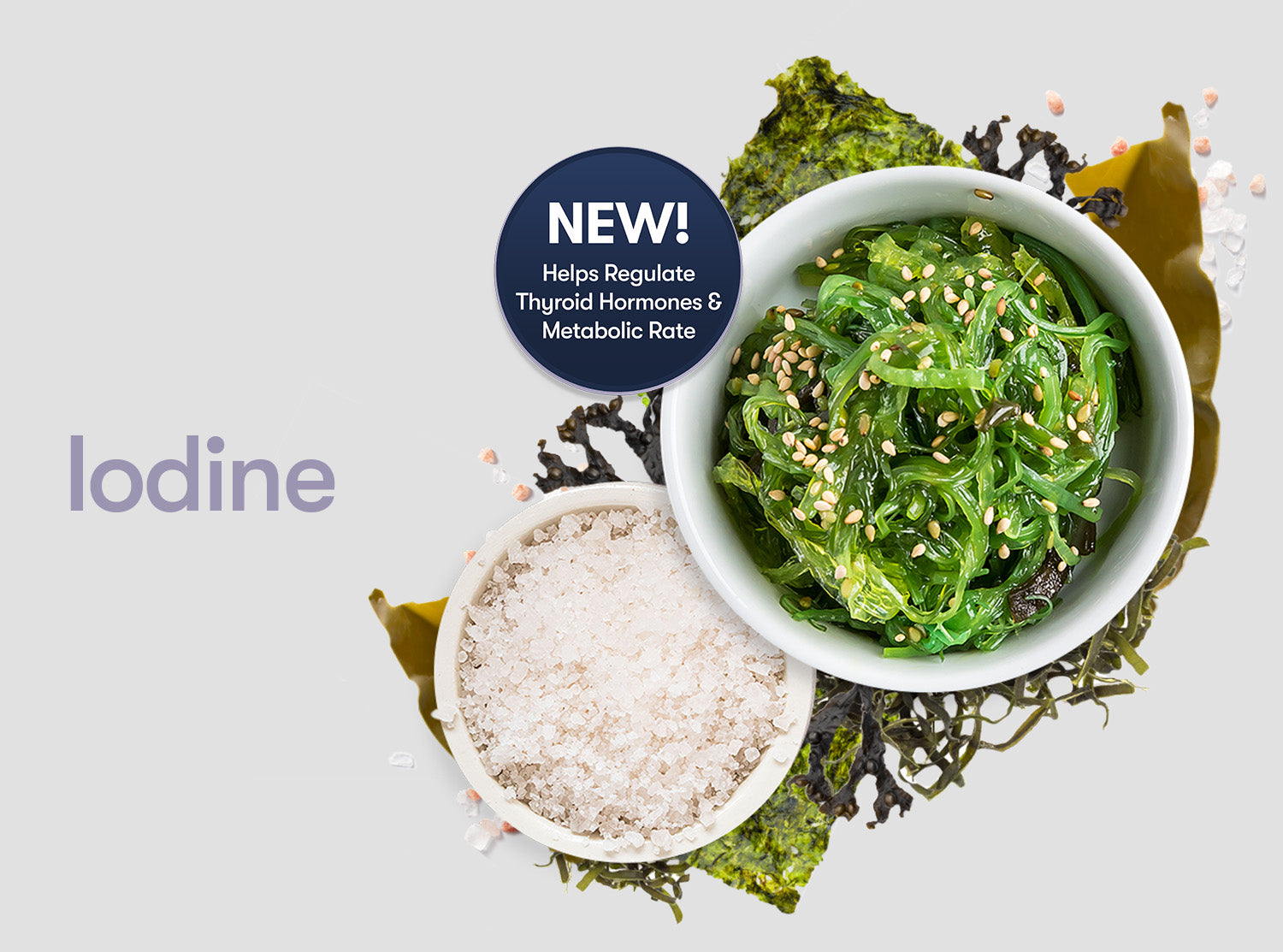 Introducing our thyroid regulating powerhouse, Iodine!