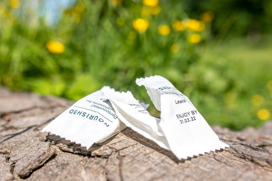 Plastic free, home compostable packaging