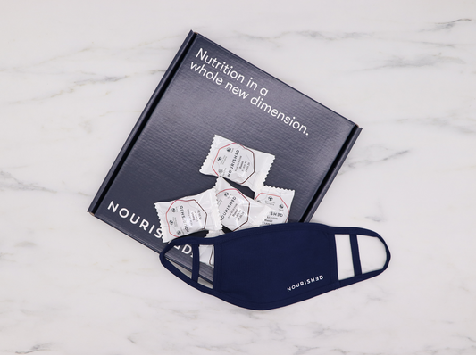 Nourished masks to help protect you and the environment
